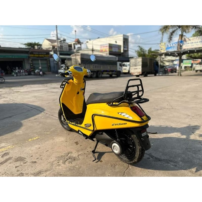 Baga tựa lưng, baga bật lò xo, baga trước, baga cong  xe  EVO200 , EVO200LITE