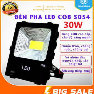 Đèn Pha led Cao cấp chống nước COB 30W( Đủ wat)
