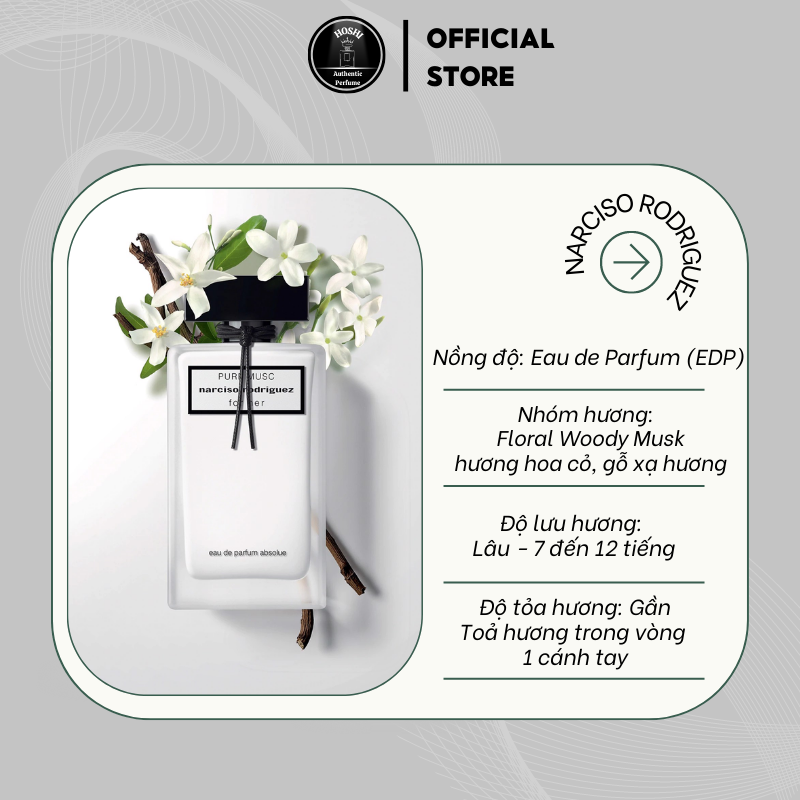 [ chuẩn auth] Nước hoa nữ Narciso Trắng EDP 10ml Hương thơm ngọt ngào đến bất tận | BigBuy360 - bigbuy360.vn