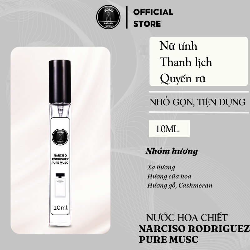 [ chuẩn auth] Nước hoa nữ Narciso Trắng EDP 10ml Hương thơm ngọt ngào đến bất tận | BigBuy360 - bigbuy360.vn