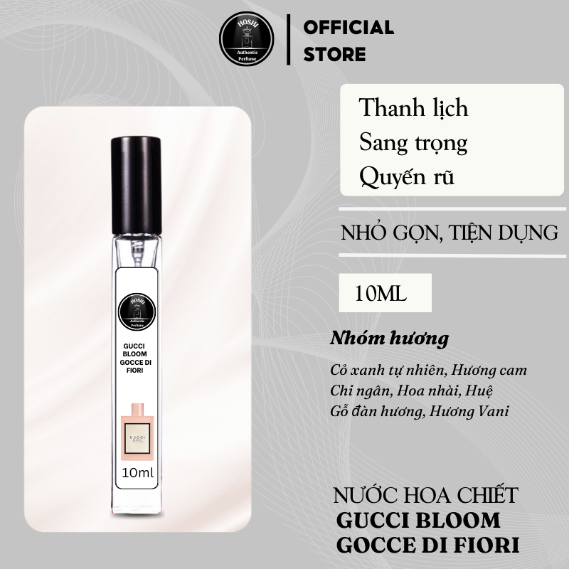 [Mẫu Thử] Nước Hoa Nữ Gucci Bloom Hồng EDP 10ml Hương thơm nữ tính quyến rũ ngọt ngào | BigBuy360 - bigbuy360.vn