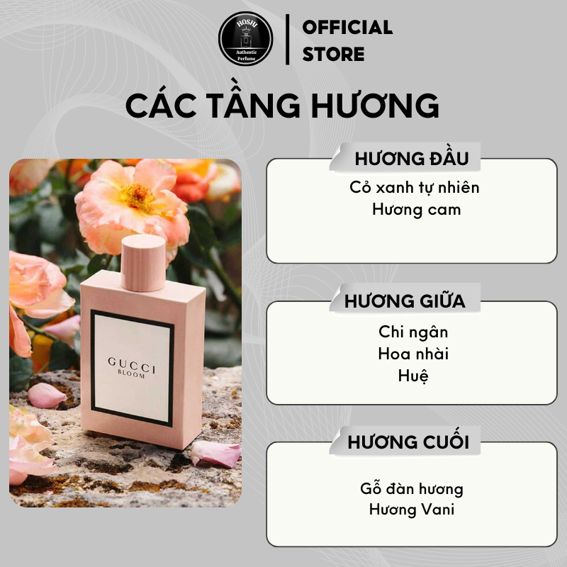 [Mẫu Thử] Nước Hoa Nữ Gucci Bloom Hồng EDP 10ml Hương thơm nữ tính quyến rũ ngọt ngào | BigBuy360 - bigbuy360.vn