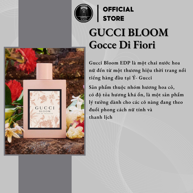 [Mẫu Thử] Nước Hoa Nữ Gucci Bloom Hồng EDP 10ml Hương thơm nữ tính quyến rũ ngọt ngào | BigBuy360 - bigbuy360.vn
