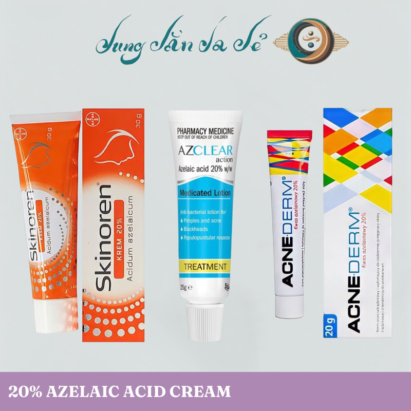 Kem Azelaic Acid Cream Bôi Da Giảm Mụn, Ngừa Thâm