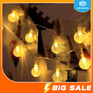 Dây Đèn Led Trang Trí Bi Bọt Nước Dài 10 Mét 100 bóng