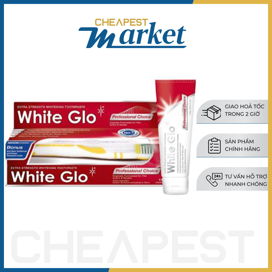Kem Đánh Răng Làm Trắng Răng White Glo Úc 150g