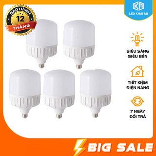 Bộ 5 bóng đèn led 10w cao cấp