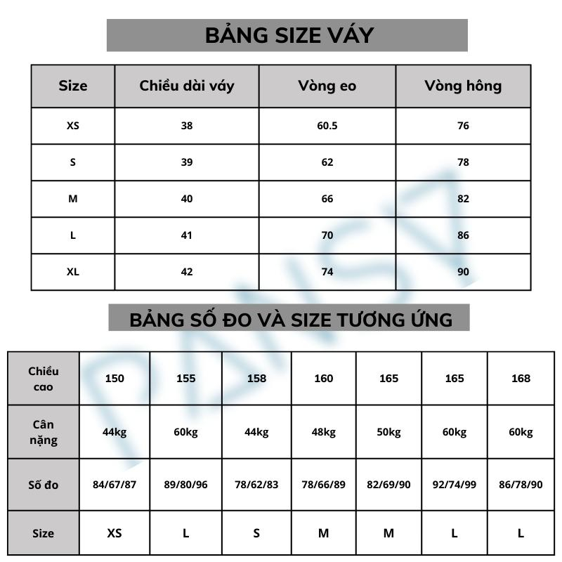 Chân váy có logo ở cạp Dessuu Mã 027 váy xòe xếp ly