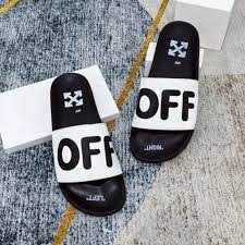 [ Hot ].Dép Quai Ngang Off-White Off Stamp Slides chữ trắng OFF siêu #hót #2023