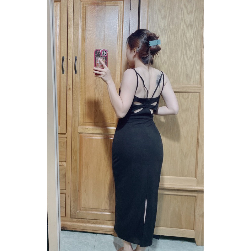 Đầm body 2dây cutout lưng TK1932