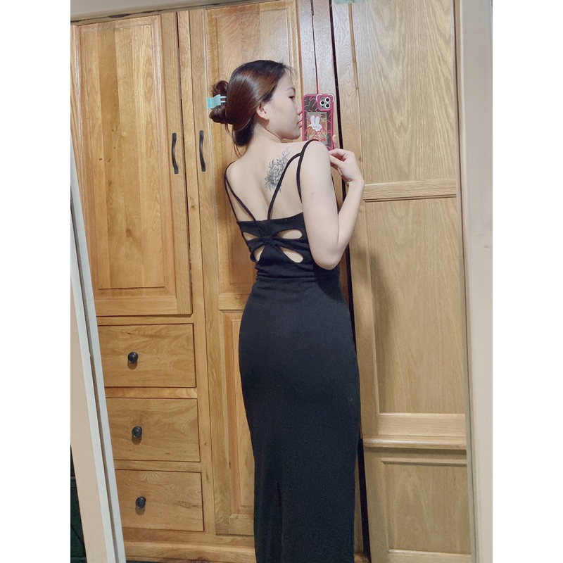 Đầm body 2dây cutout lưng TK1932