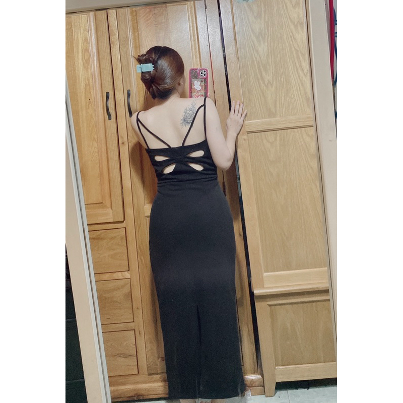 Đầm body 2dây cutout lưng TK1932