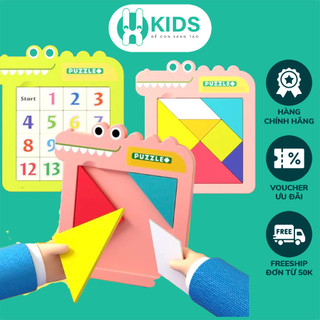 Bảng đồ chơi Puzzle ghép hình trượt số thông minh trí tuệ hình X KIDS giúp bé rèn luyện tư duy sáng tạo