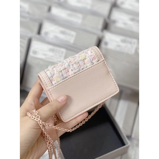 [full box][HÀNG SẴN]Ví CK mini trần trám kèm dây đeo