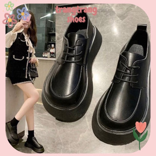 Giày Oxford nữ đế cao mũi tròn ulzzang Hàn Quốc giá rẻ G18 - trangtrangshoes