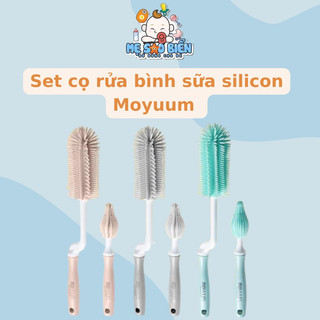 Cọ bình sữa silicon Moyuum Hàn Quốc