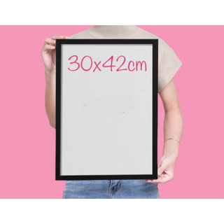 Combo khung + ảnh 20x30; 30x42cm trắng, đen mặt kính
