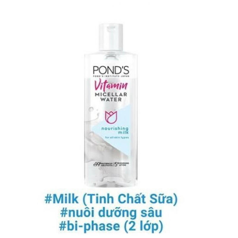 Nước tẩy trang Pond"s tinh chất sữa 100ml