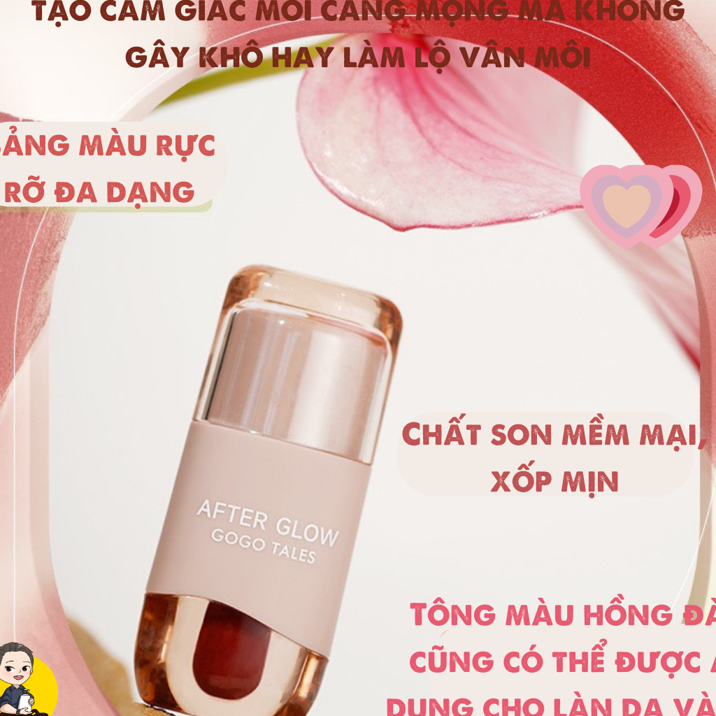 Son Kem Lì GOGO TALES Thin Mud Gauze Lip Glaze GT476