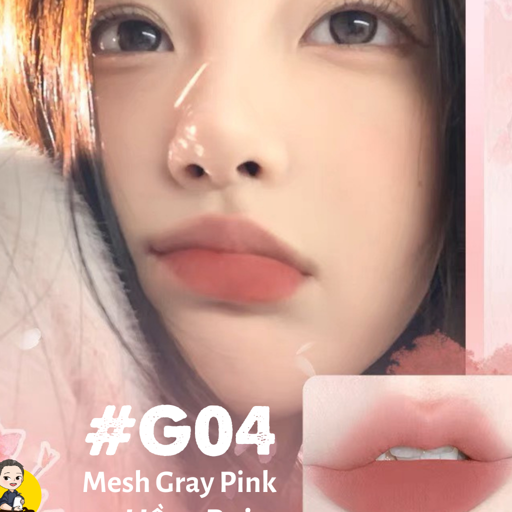 Son Kem Lì GOGO TALES Thin Mud Gauze Lip Glaze GT476