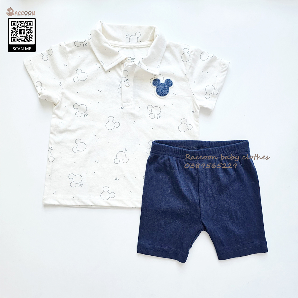 Quần đùi lưng thun Cotton bé trai xuất dư C.a.r.ter's