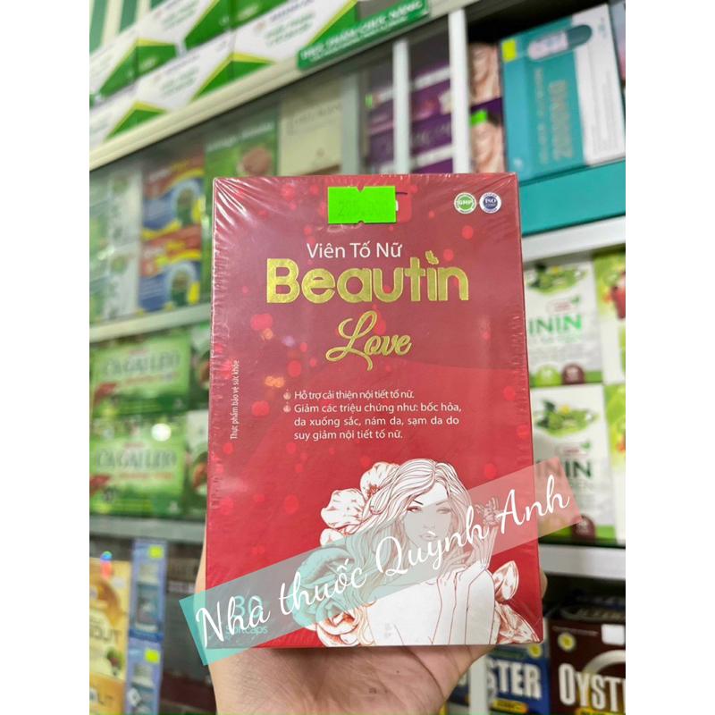 Viên uống đẹp da và điều hòa nội tiết tố nữ BEAUTIN LOVE - Hộp 30 viên