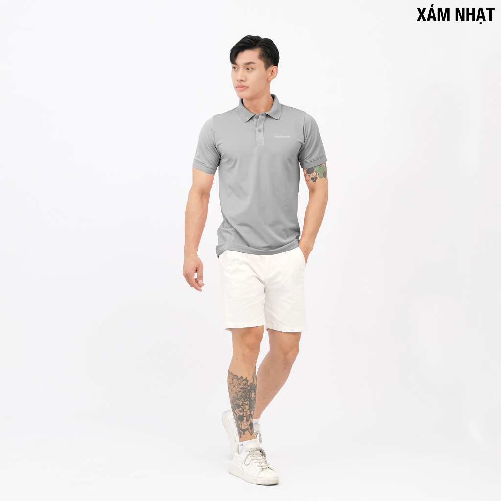 Áo Thun Polo Nam Basic POLOMAN Chuẩn Form Thanh Lịch