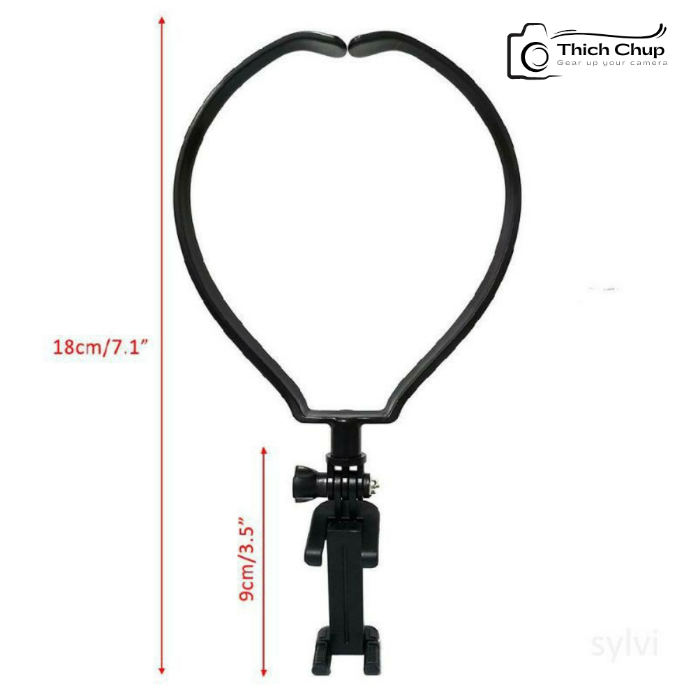 Vòng cổ gopro, vòng đeo cổ gắn gopro, điện thoại đi câu cá, đạp xe, nấu ăn, review sản phẩm, cho các góc quay pov | BigBuy360 - bigbuy360.vn