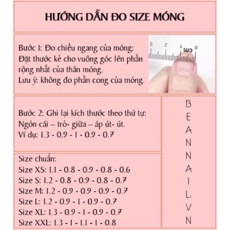 Móng giả, nailbox hot vẽ thủ công kèm keo&dũa - B603