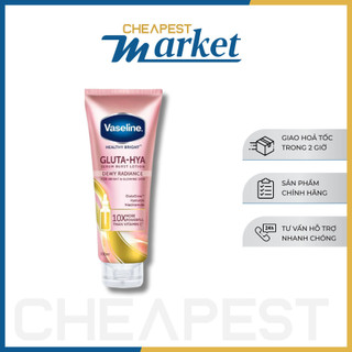 Sữa dưỡng thể vaseline healthy bright gluta hya serum 10x thái lan 330ml