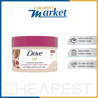 Tẩy tế bào da chết toàn thân DOVE Exfoliating Body Polish 298g