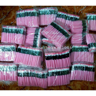 300 cọ quét mặt nạ cán hồng, chổi đắp mặt nạ quét mask, cọ lông