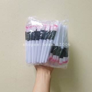 100 cọ quét mặt nạ cán trắng, cọ đắp mask, cọ chổi, cọ lông