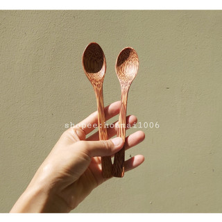 Muỗng gỗ dừa tự nhiên 18cm ăn chè, cơm, ngũ cốc, bún mì