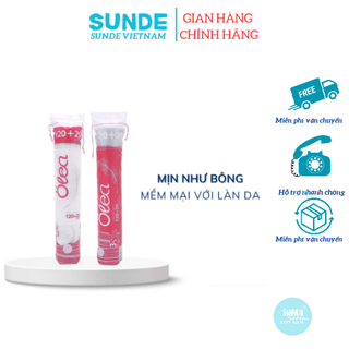 Bông tẩy trang olea 120 miếng + thêm 20 miếng - sunde