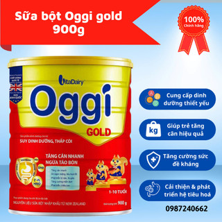 Sữa bột Oggi gold 900g cho trẻ nhẹ cân thấp còi giúp bé tăng cân khỏe mạnh