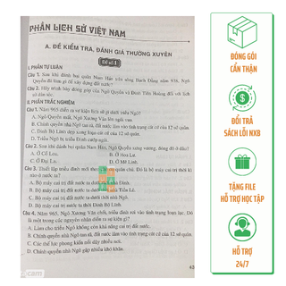 Sách - Đề kiểm tra đánh giá Lịch sử 7