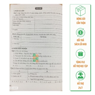 Sách - Đề kiểm tra đánh giá Lịch sử 7
