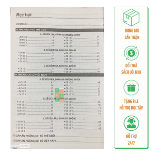 Sách - Đề kiểm tra đánh giá Lịch sử 7