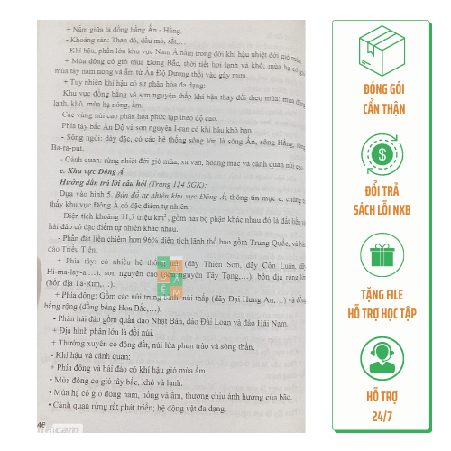 Sách - Hướng dẫn trả lời câu hỏi và bài tập Địa lí 7