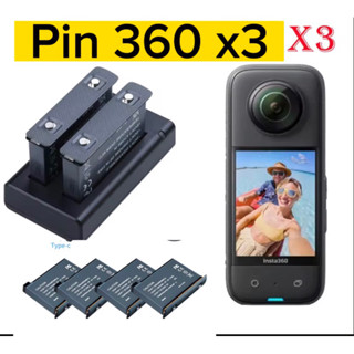  pin intar 360 x 3 ,phụ kiện máy quay intar pin 360 x3 