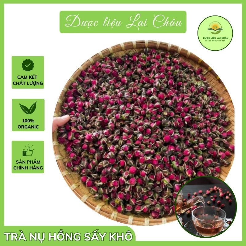 Trà Nụ Hồng sấy khô thượng hạng loại 1 cực kì thơm ngon đẹp y hình