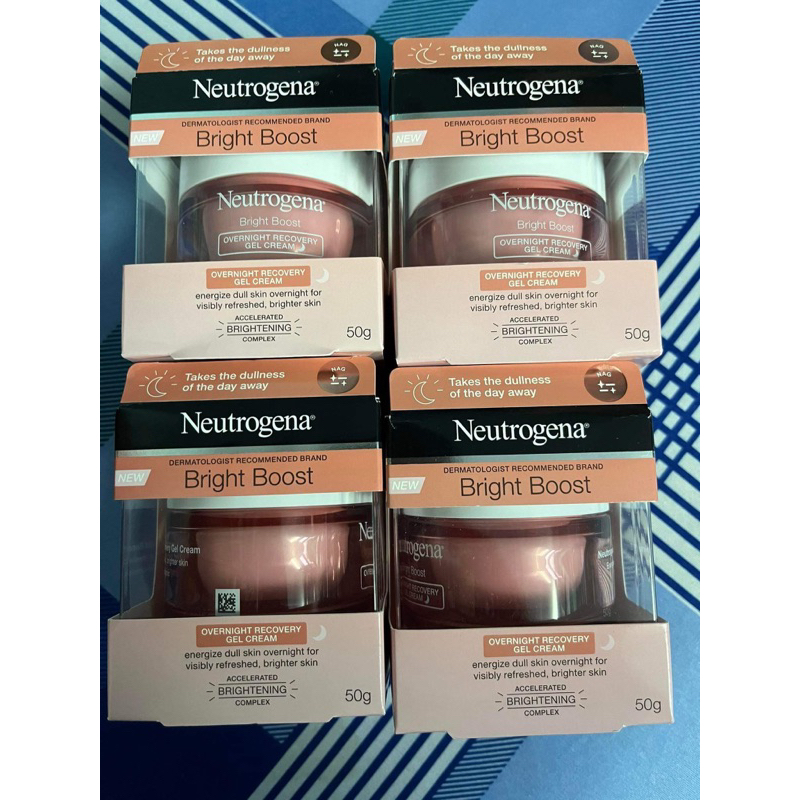 Kem dưỡng da trắng sáng Neutrogena Bright Boost Overnight Recovery Gel 50g.Hàng Úc