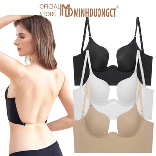 Áo ngực khoét sâu hở lưng chữ u mặc được nhiều kiểu có tặng kèm dây trong hơ lưng khoét sâu