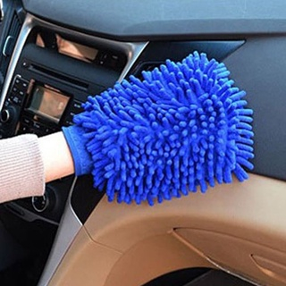 Găng tay lau rửa xe ô tô xe máy chuyên dụng, sợi microfiber mềm mại