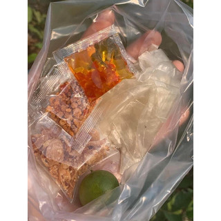 Bánh tráng phơi sương dẽo sate muối hành