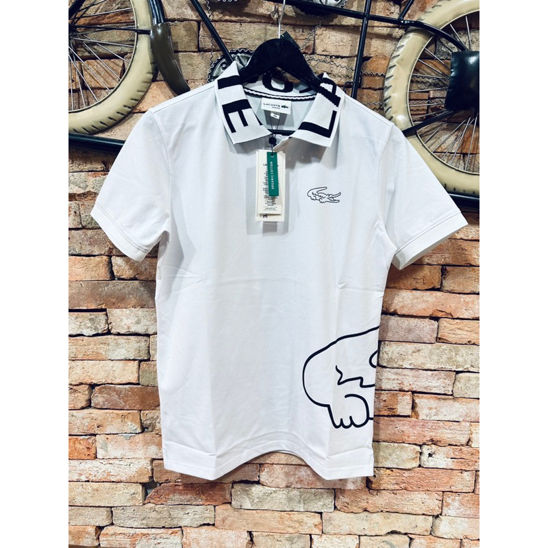 Thun Polo Lacoste cá sấu trắng