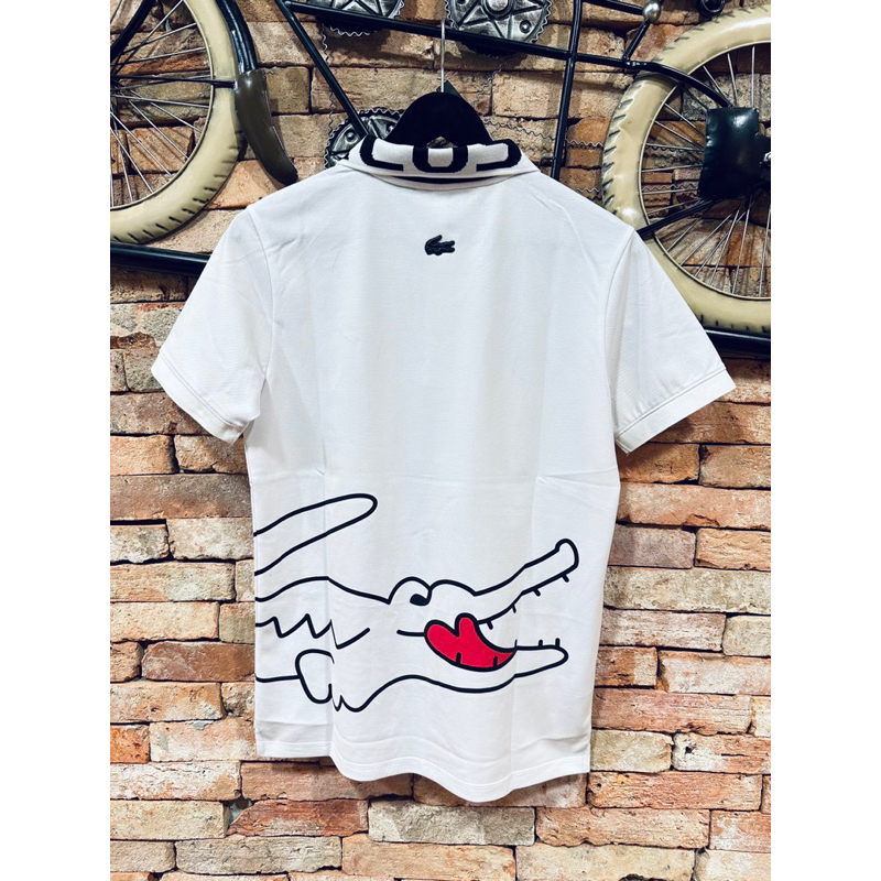 Thun Polo Lacoste cá sấu trắng