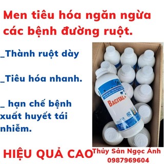 Men tiêu hóa ngăn ngừa rối loạn đường ruột cho tôm, cá, lươn, ếch, chai 1 lít.