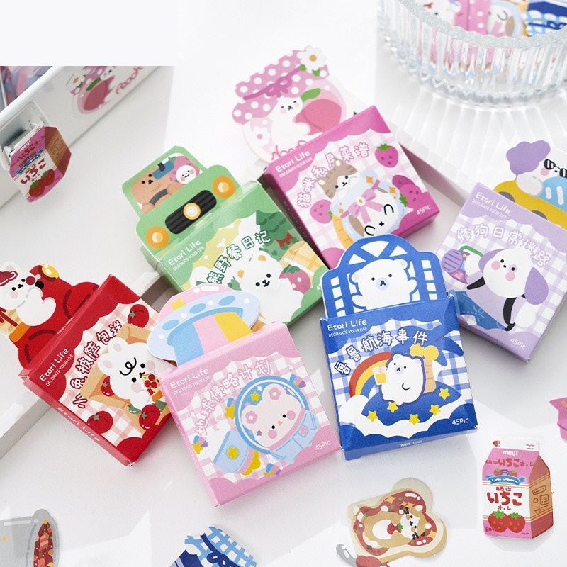 1 set 46 sticker 1 hộp